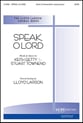 Speak, O Lord SATB choral sheet music cover